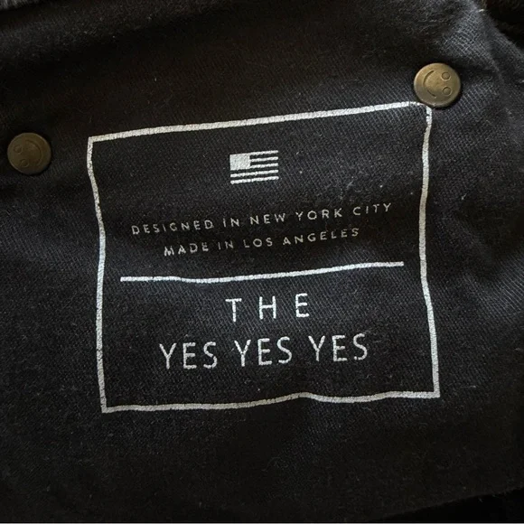 AYR The Yes Yes Yes High Rise in Black Licorice Size 29 - Picture 6 of 7